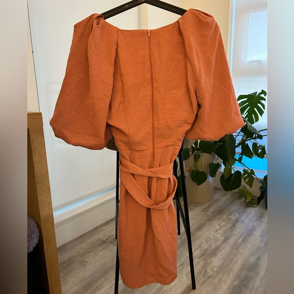 ASOS - Spring/Summer Dress - Pink/Peach - Size US 4 - Picture 2 of 2